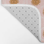 Suns in pink and gold Bath Mat Gallery Image 2