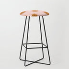 Suns in pink and gold Stool Gallery Image 1