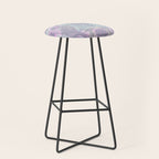 Gothic Halloween Damask - pastel glow Stool Gallery Image 1