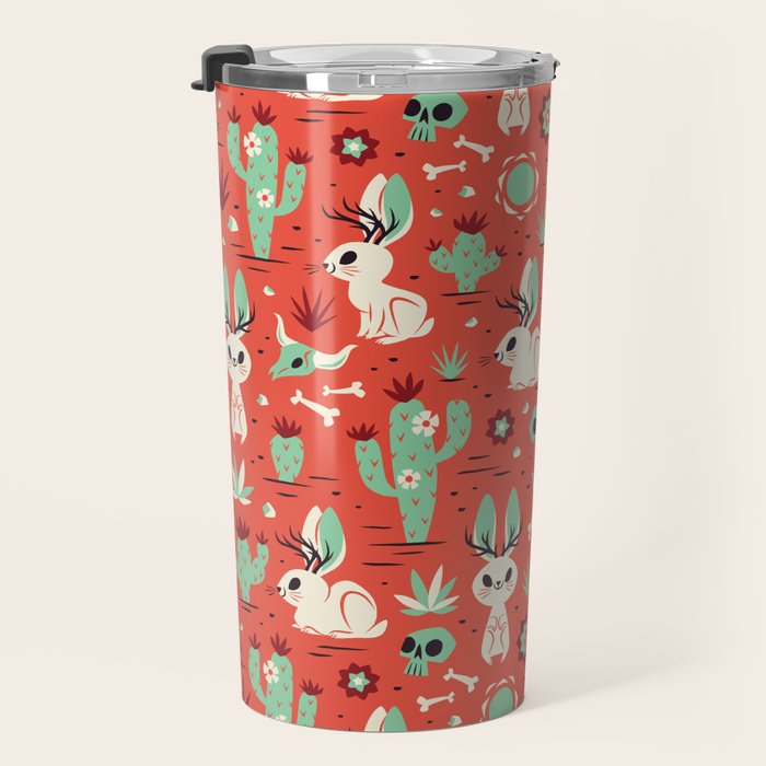 Cryptid Cuties: The Jackalope Travel Mug Gallery Image 3