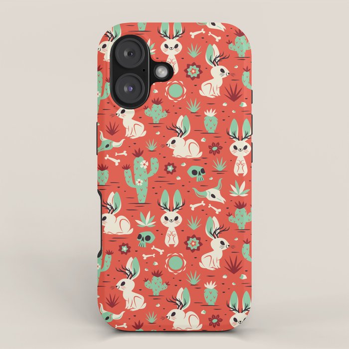 Cryptid Cuties: The Jackalope iPhone Case Gallery Image 1