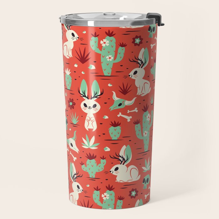 Cryptid Cuties: The Jackalope Travel Mug Gallery Image 2