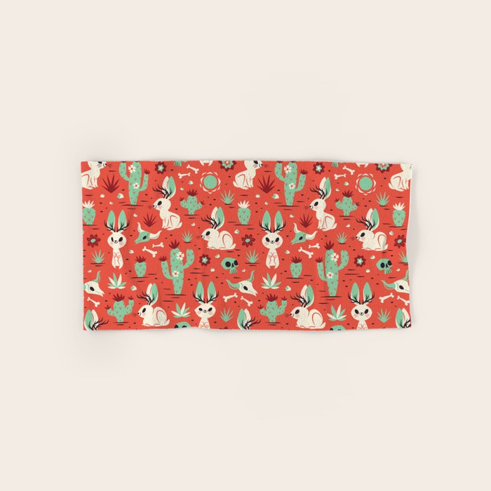 Cryptid Cuties: The Jackalope Bath Towel Gallery Image 1