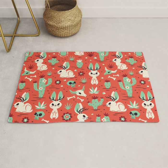 Cryptid Cuties: The Jackalope Rug Gallery Image 1