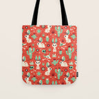 Cryptid Cuties: The Jackalope Tote Bag Gallery Image 1