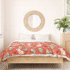 Cryptid Cuties: The Jackalope Duvet Cover Gallery Image 3