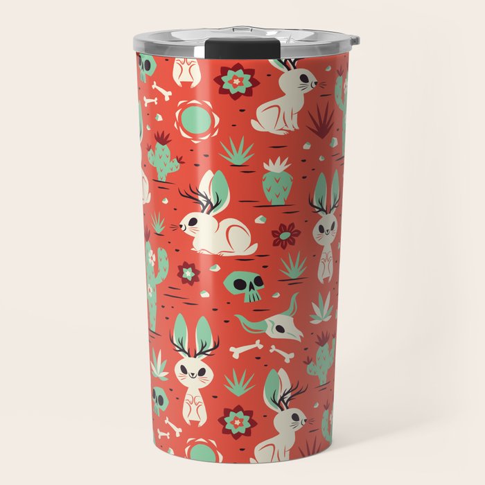 Cryptid Cuties: The Jackalope Travel Mug Gallery Image 1