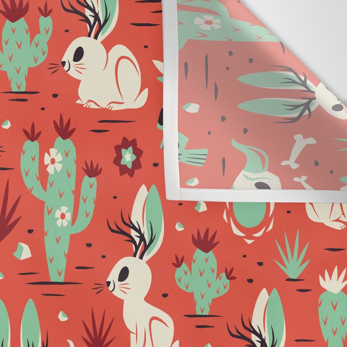 Cryptid Cuties: The Jackalope Wall Tapestry Gallery Image 3