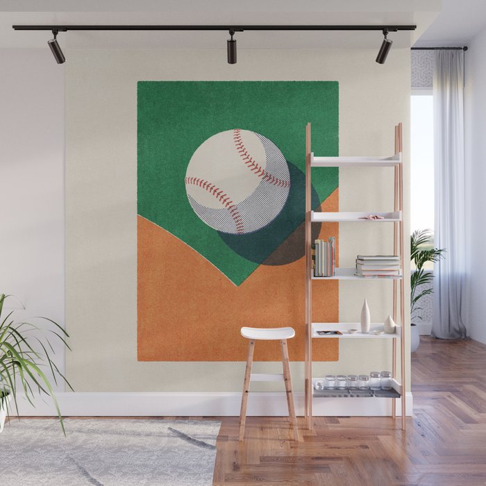 BALLS / Baseball II Wall Mural Gallery Image 1