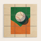 BALLS / Baseball II Wood Wall Art Gallery Image 1