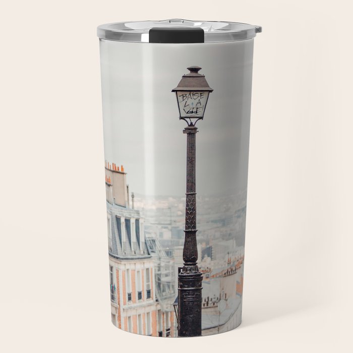 Montmartre View - Paris Travel Photography Travel Mug Gallery Image 1