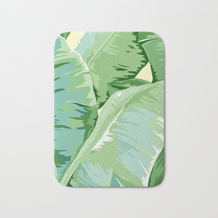 Banana leaf grandeur Bath Mat Gallery Image 1