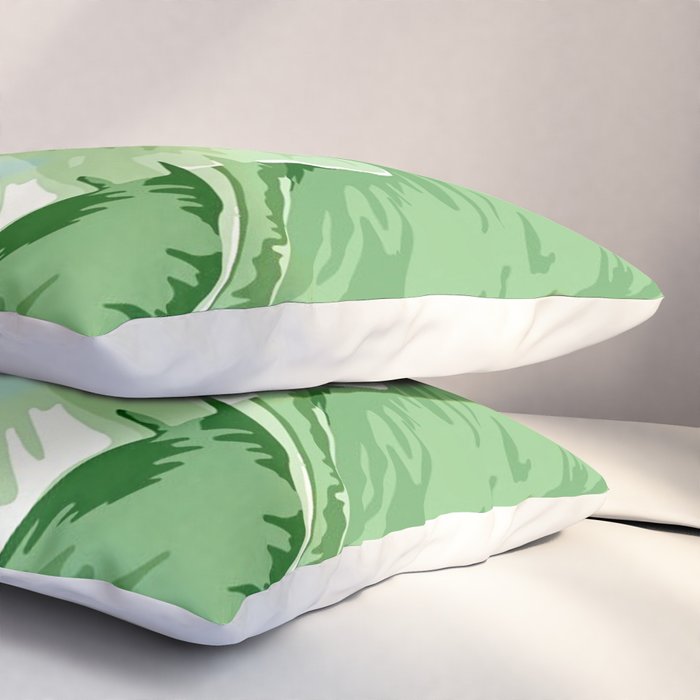 Banana leaf grandeur Pillow Sham Gallery Image 3