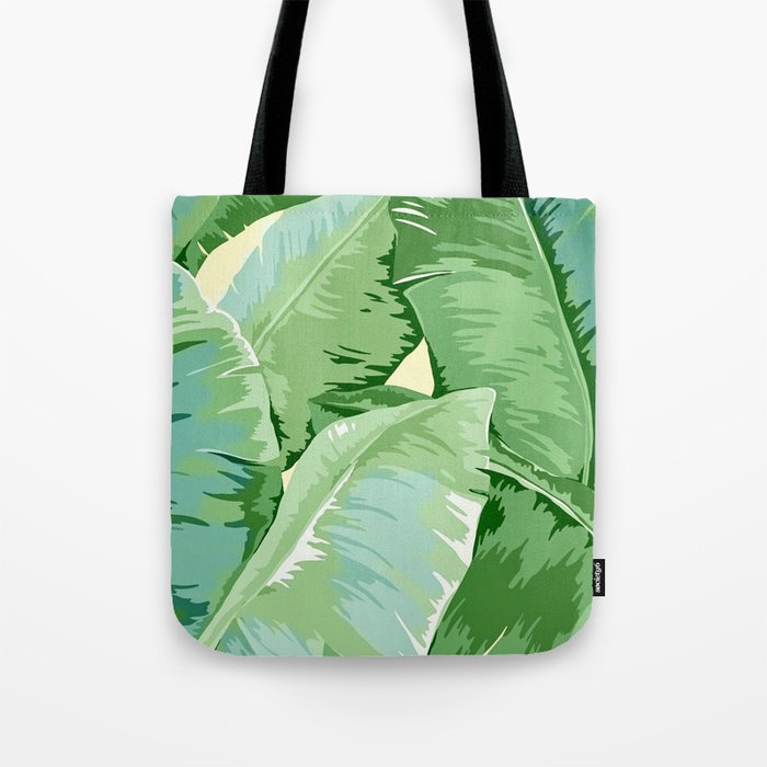 Banana leaf grandeur Tote Bag Gallery Image 1
