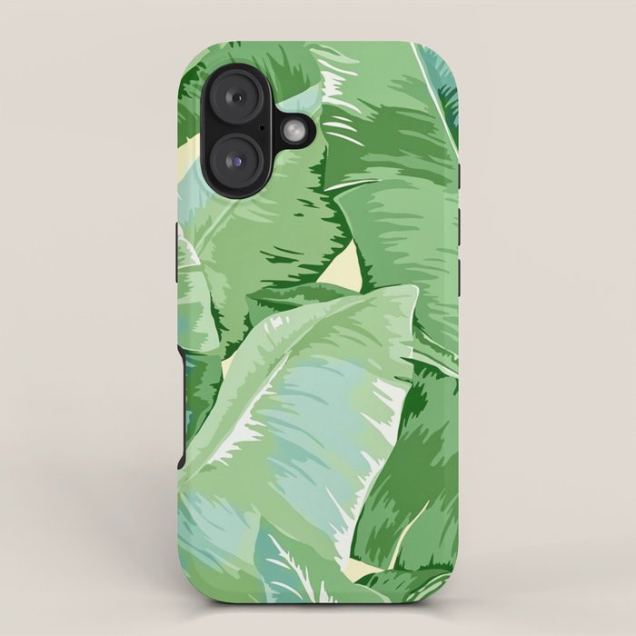 Banana leaf grandeur iPhone Case Gallery Image 1