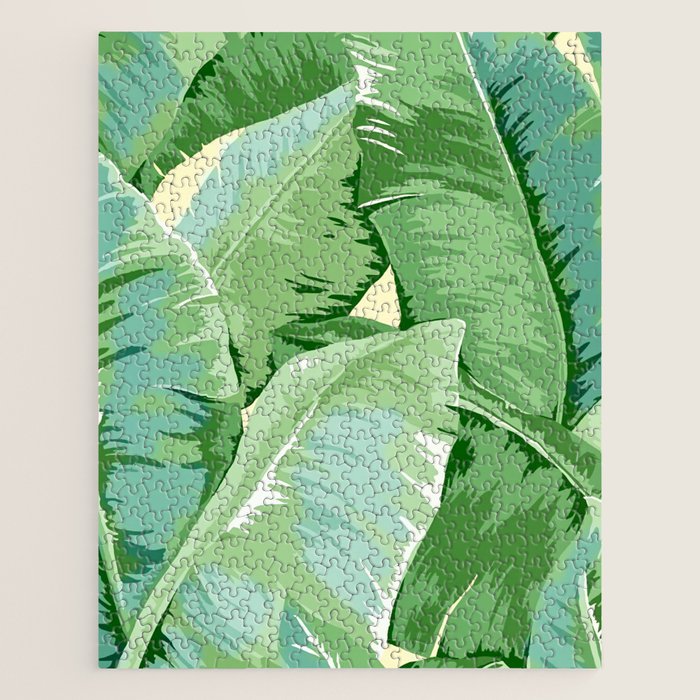 Banana leaf grandeur Jigsaw Puzzle Gallery Image 1