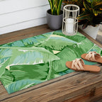 Banana leaf grandeur Outdoor Rug Gallery Image 2