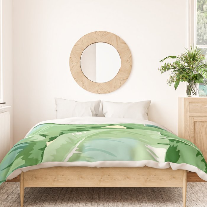 Banana leaf grandeur Duvet Cover Gallery Image 3