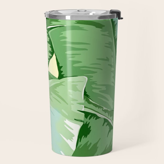 Banana leaf grandeur Travel Mug Gallery Image 2