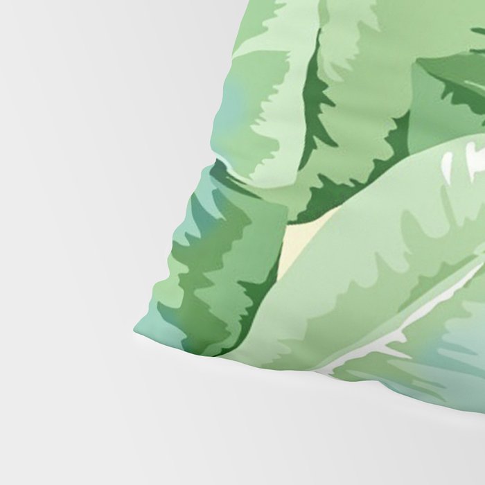 Banana leaf grandeur Pillow Sham Gallery Image 4