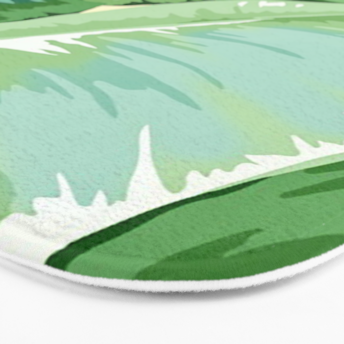 Banana leaf grandeur Bath Mat Gallery Image 3