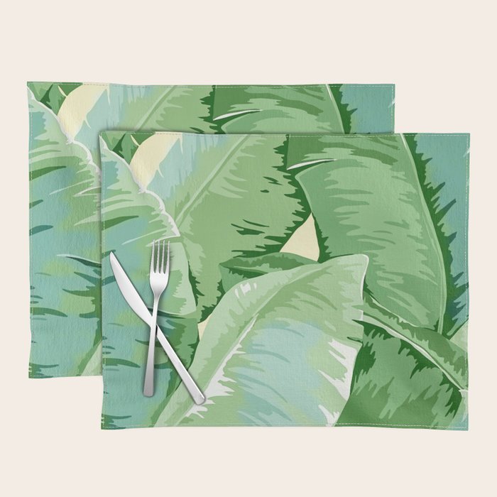 Banana leaf grandeur Placemat Gallery Image 1