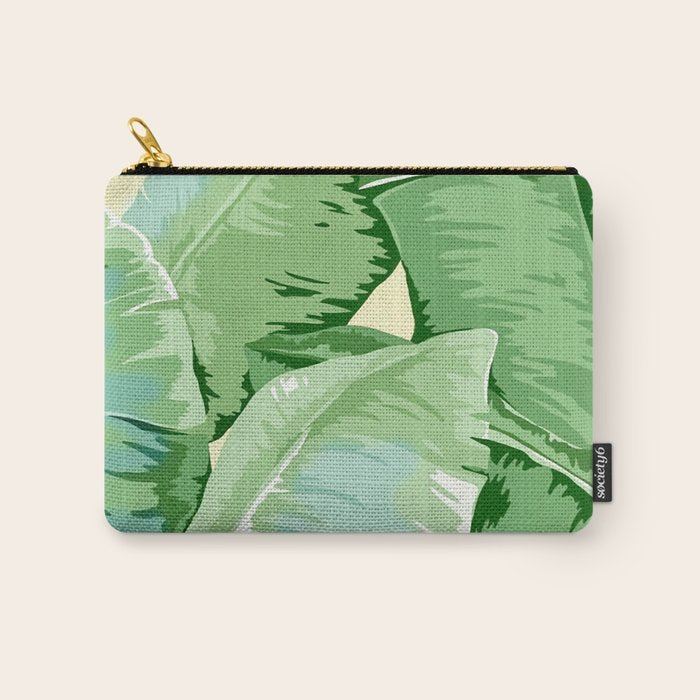 Banana leaf grandeur Carry All Pouch Gallery Image 1