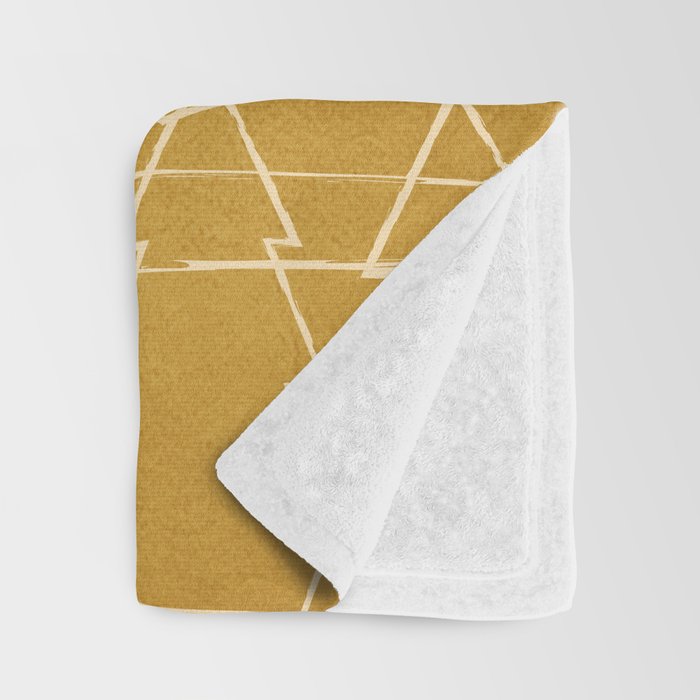 Minimalist Landscape Line Art II Throw Blanket Gallery Image 3