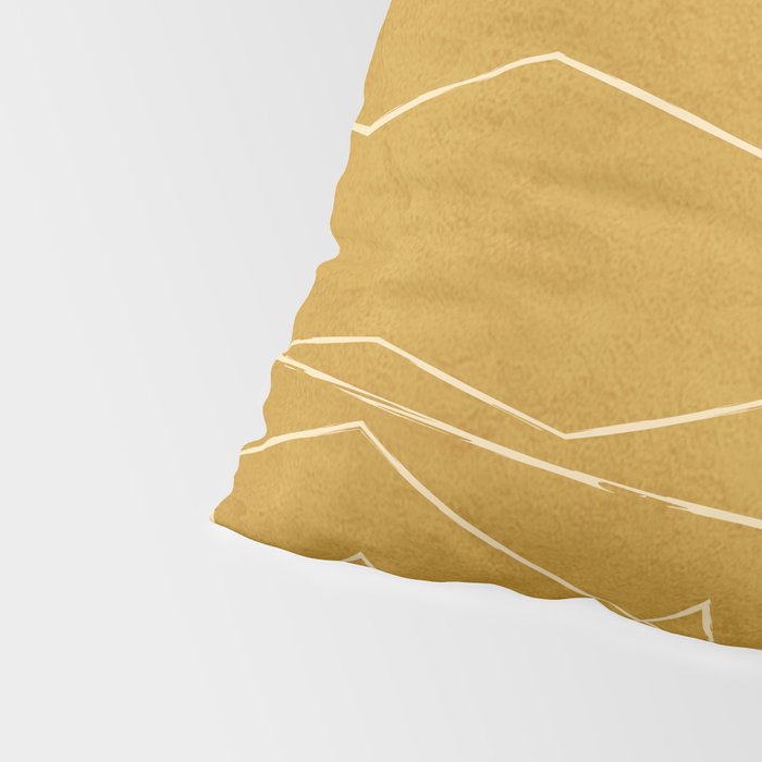 Minimalist Landscape Line Art II Pillow Sham Gallery Image 4