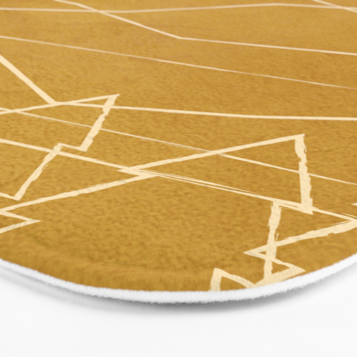Minimalist Landscape Line Art II Bath Mat Gallery Image 3