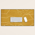 Minimalist Landscape Line Art II Desk Mat Gallery Image 1