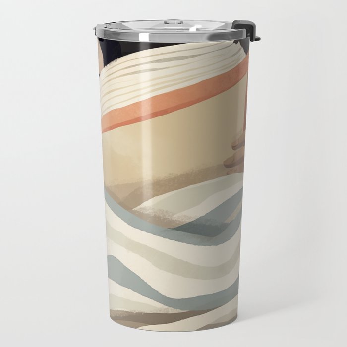 Reading girl in bed Travel Mug Gallery Image 2