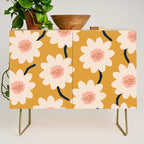 Flower field - yellow Credenza Gallery Image 1