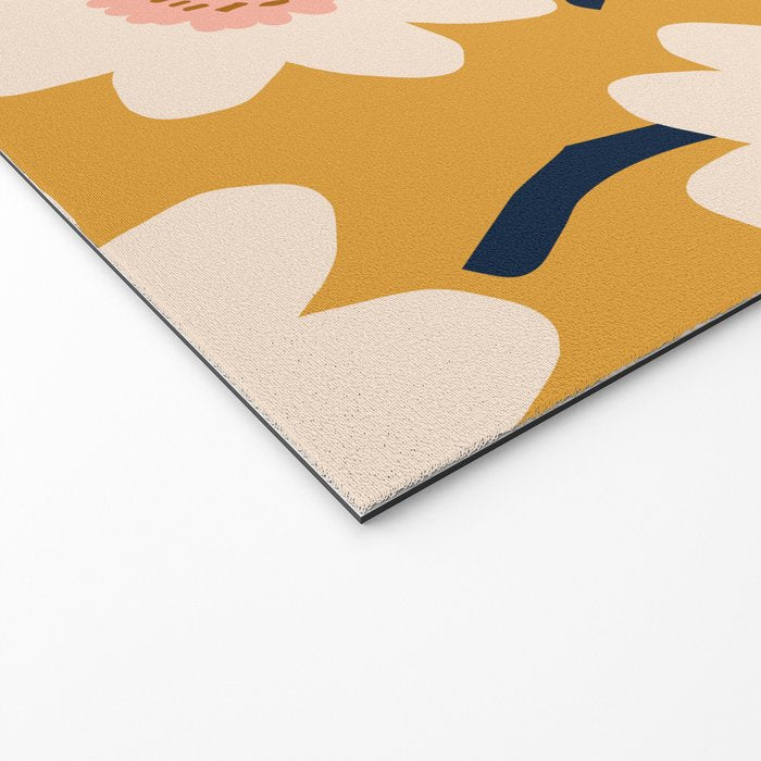 Flower field - yellow Welcome Mat Gallery Image 2
