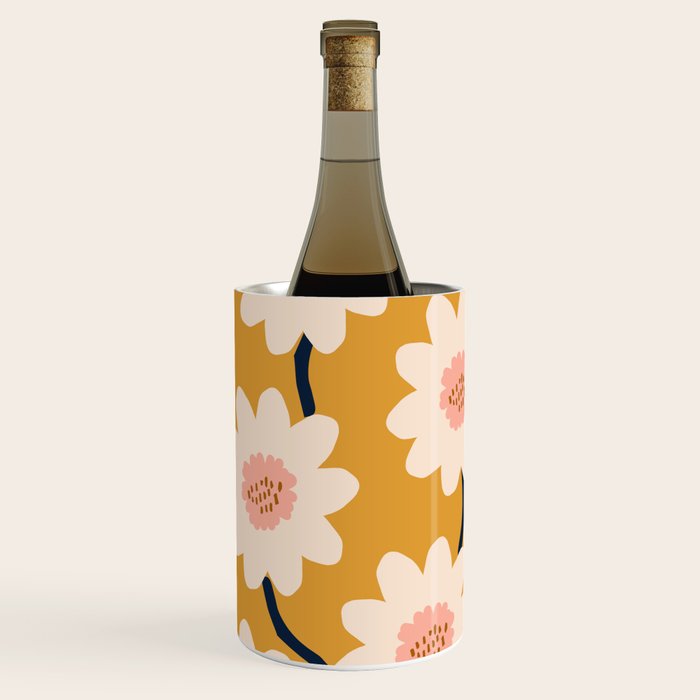 Flower field - yellow Wine Chiller Gallery Image 1