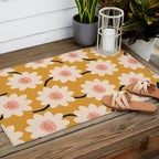 Flower field - yellow Outdoor Rug Gallery Image 2