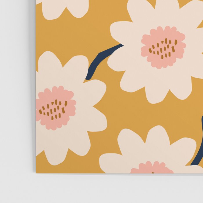 Flower field - yellow Poster Gallery Image 3