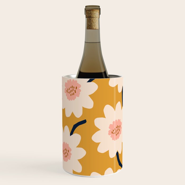 Flower field - yellow Wine Chiller Gallery Image 2