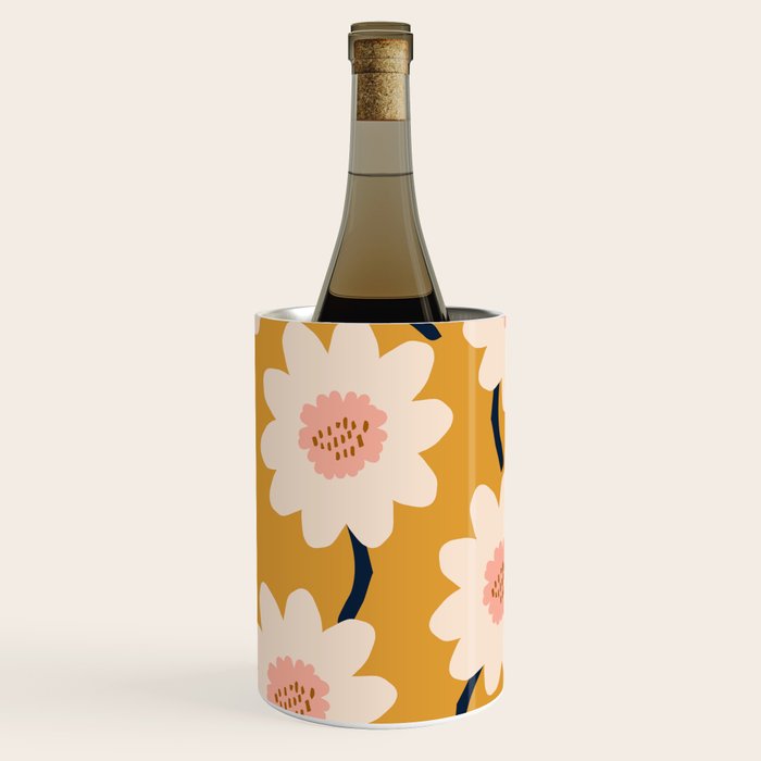 Flower field - yellow Wine Chiller Gallery Image 3