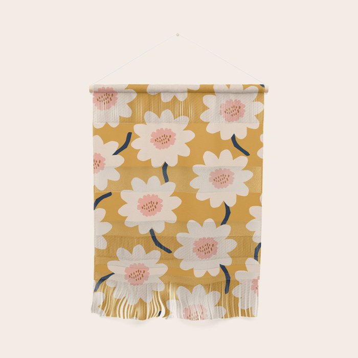 Flower field - yellow Wall Hanging Gallery Image 1