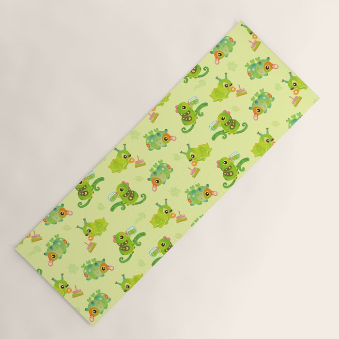 Leaf Milk Yoga Mat Gallery Image 1