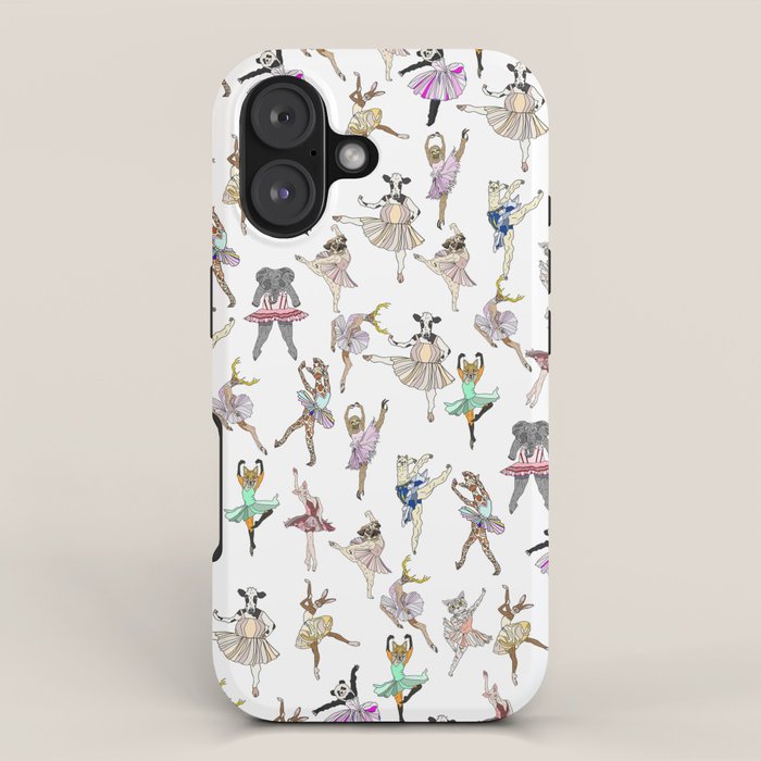 Animal Square Dance Hipster Ballerinas iPhone Case Gallery Image 1