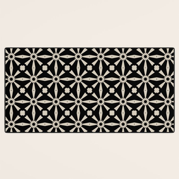 Starburst Geometric Pattern Desk Mat Gallery Image 3