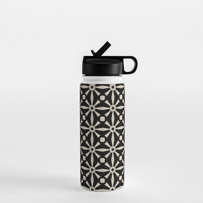 Starburst Geometric Pattern Water Bottle Gallery Image 1