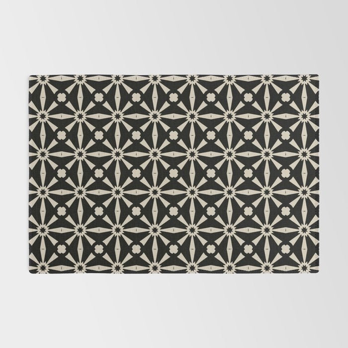 Starburst Geometric Pattern Rug Gallery Image 2