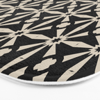 Starburst Geometric Pattern Bath Mat Gallery Image 3