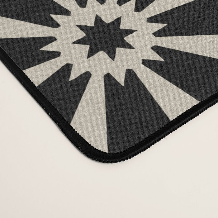 Starburst Geometric Pattern Desk Mat Gallery Image 4