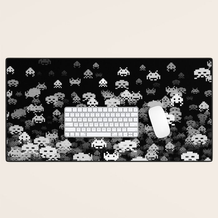 Invaded BLACK Desk Mat Gallery Image 1