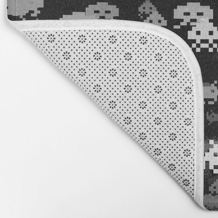 Invaded BLACK Bath Mat Gallery Image 2