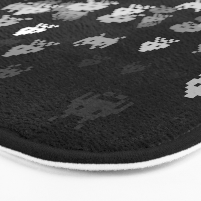 Invaded BLACK Bath Mat Gallery Image 3